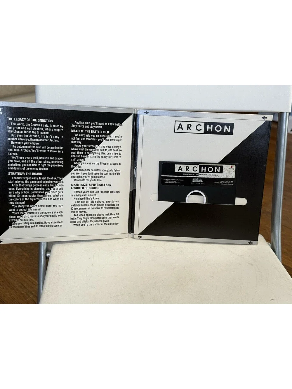 Archon by Electronic Arts for Apple II,IIe,IIc,IIgs, Looks Good W/ Manual
